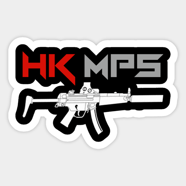 HK MP5 Sticker by Aim For The Face